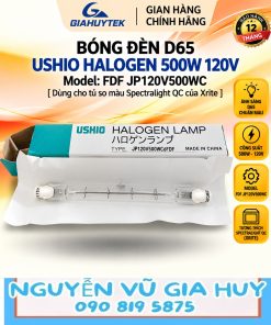 Bóng đèn halogen Ushio FDF JP120V-500WC6 500W 120V, tungsten 3200K